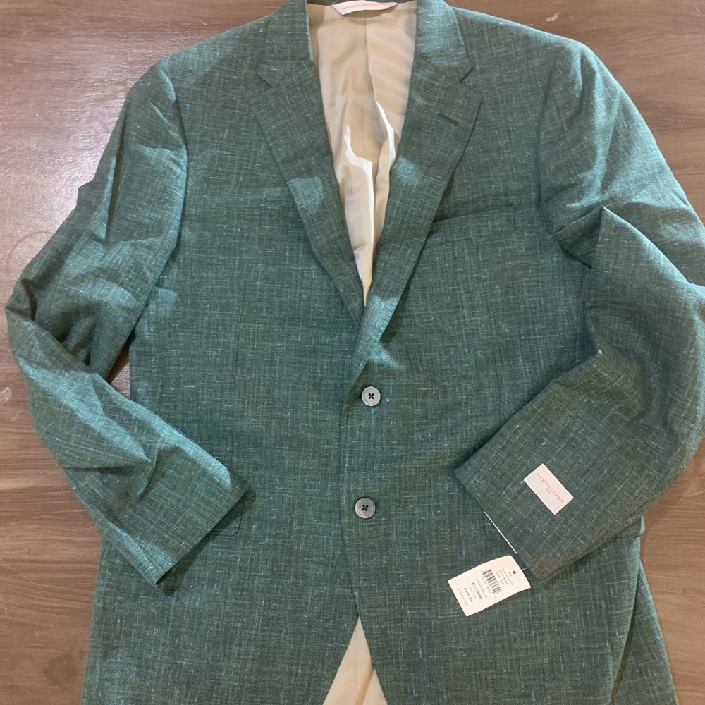 Brand New with Tags Samuelsohn Teal Blazer